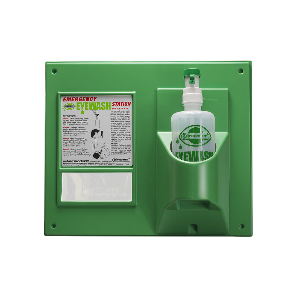 Bel Art Emergency Eye Wash Safety Station 1 Bottle 1000ML Lab 